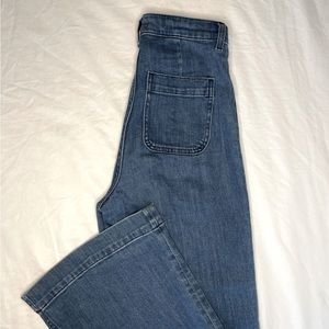 Other stories 70s inspired wide leg jeans